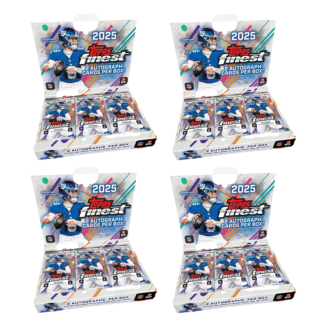 BREAK#S50 TUESDAY 2025 Topps Finest Football Hobby Half Case (4 Box) Player Break