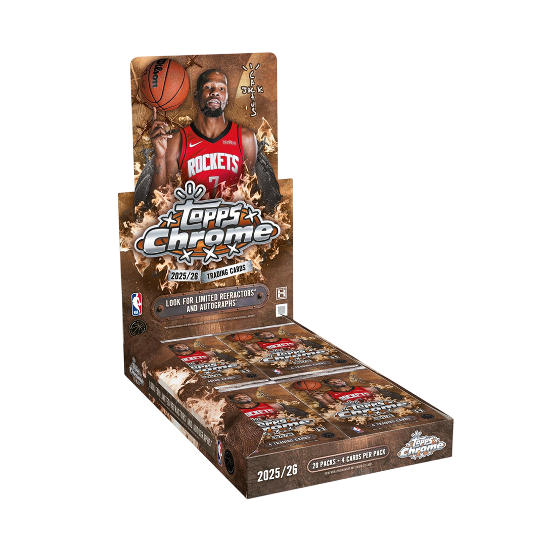 BREAK#S67 MONDAY 2025-26 Topps Chrome Cactus Jack Basketball Hobby Team Break