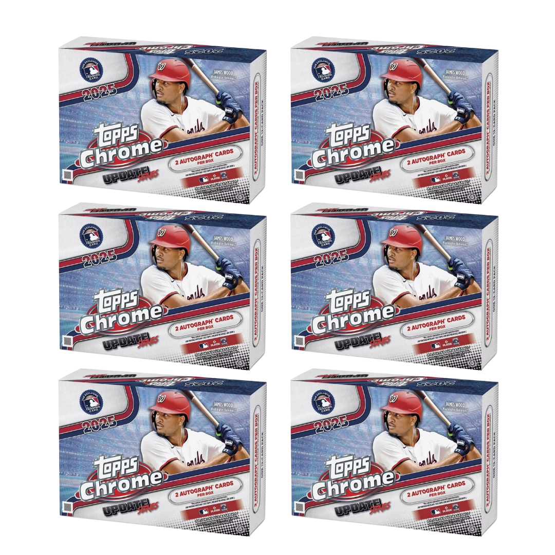 #MLB32 | PYT | 2025 TOPPS CHROME UPDATE BREAKERS DELIGHT CASE (6 Boxes)