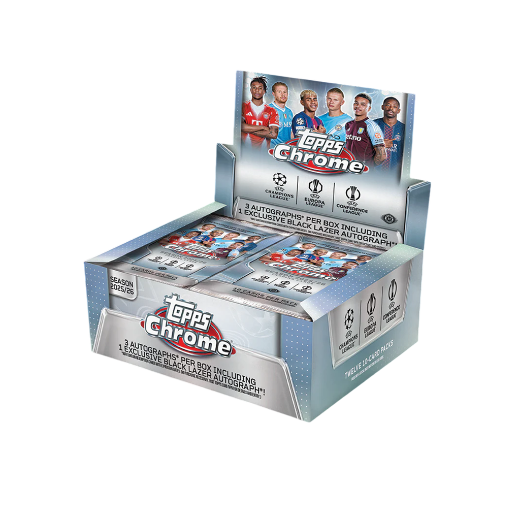 2025-26 Topps Chrome UEFA Champions League Jumbo Hobby Trading Cards