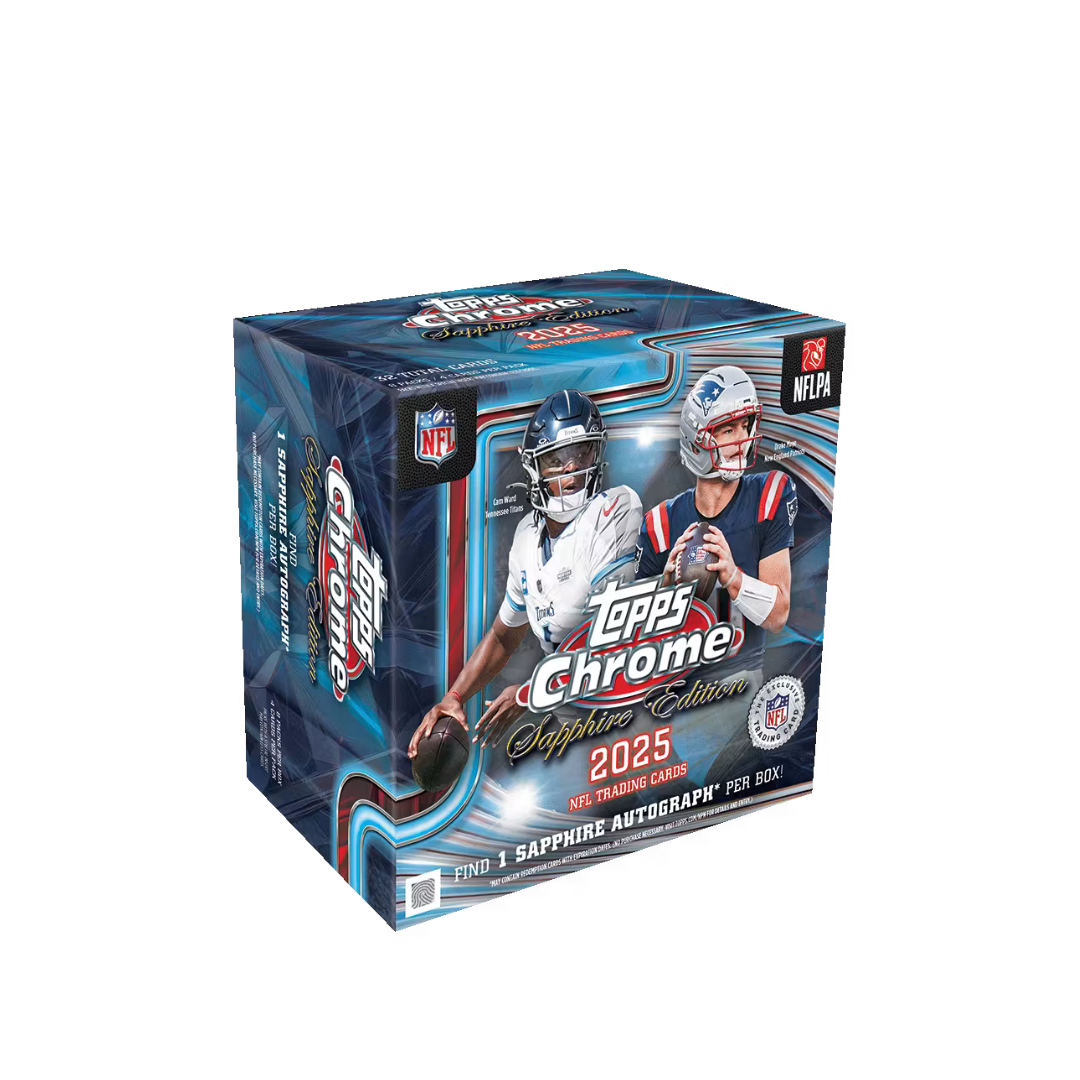2025 Topps Chrome Sapphire Football Hobby Trading Cards
