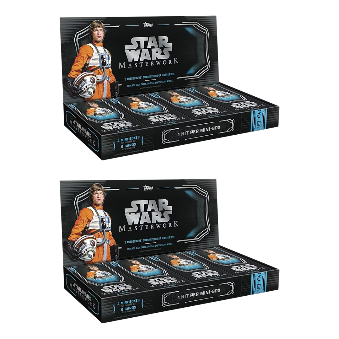 BANGER#001 **NEW RELEASE** WEDNESDAY 2025 Topps Star Wars Masterwork Hobby (x2) Pick Your Team  06/03/26 07:30 PM EST or RIP ON FILL