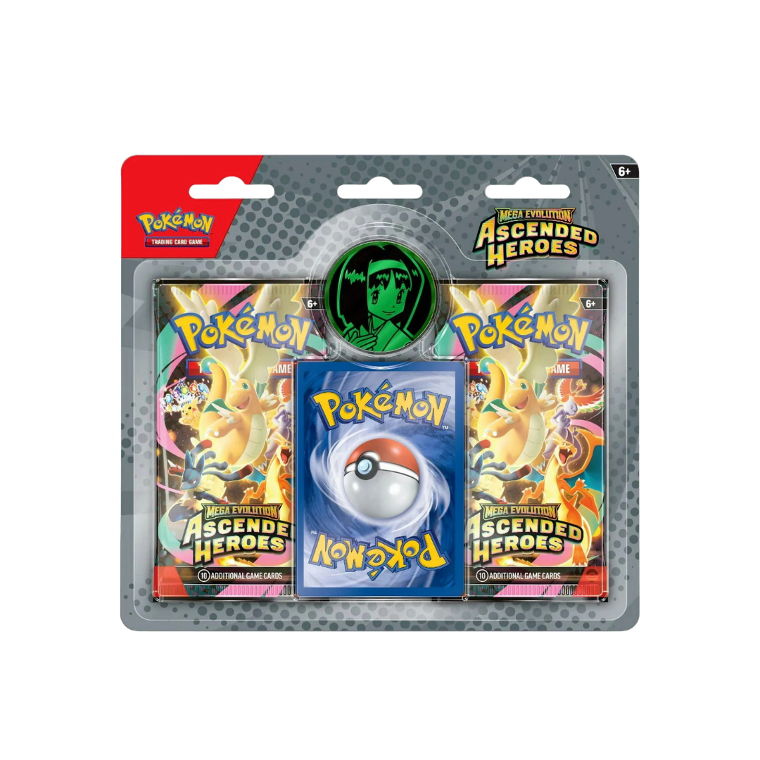 Pokémon Mega Evolution Ascended Heroes Collection 2-Pack Promo Bundle Trading Card Game (TCG)
