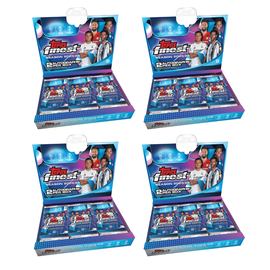 BANGER#R92 THURSDAY 2025-26 Topps UEFA Club Competitions Finest Hobby (x4) Team Break