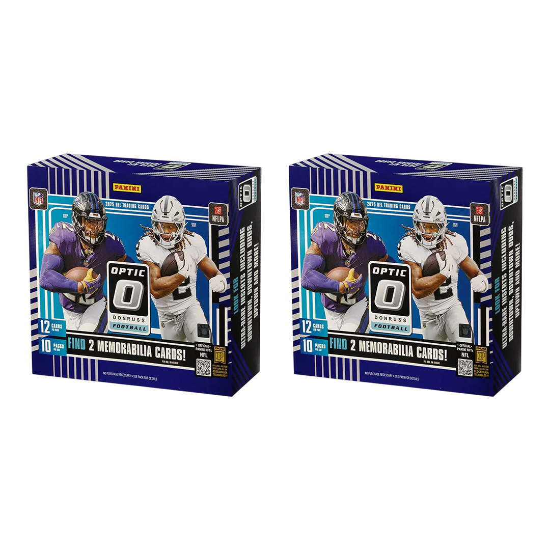 BREAK#212 TUESDAY 2025 Panini Donruss Optic Football Preferred Hobby (x2) Pick Your Team (NM) 06/23/26 05:30 PM EST or RIP ON FILL